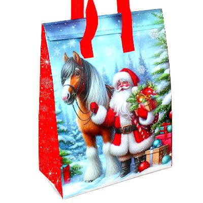 Сладкий подарок на Новый Год в текстильной упаковке весом 1850 